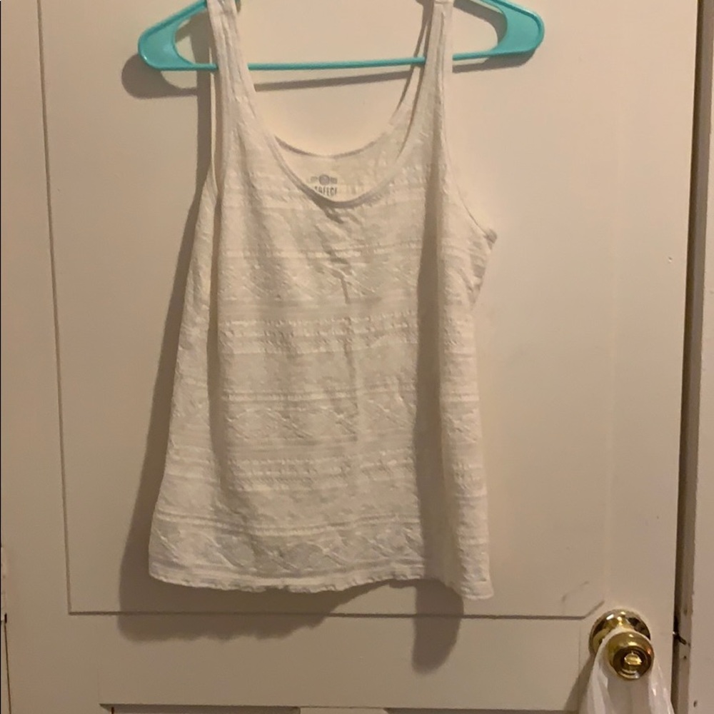 White tank top